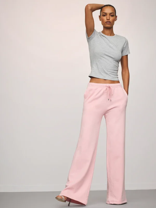 Iconic Fleece Wide-Leg Sweatpant