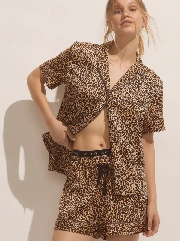 Signature Satin Short Pajama Set