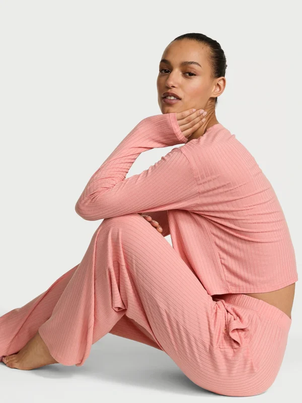 SoSoft™ Modal Wide-Rib Long Lounge Set